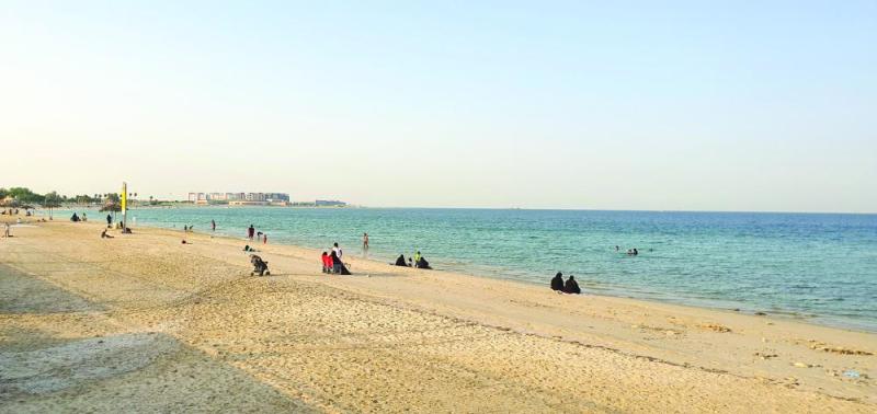 شواطئ الجبيل الصناعية الحياة الطبيعية تعود مجددا