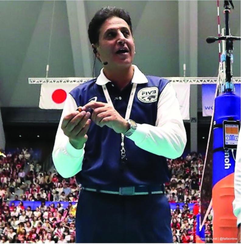 الزغيبي يشارك في اجتماع حكام FIVB