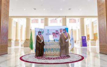 أمير الباحة يضع حجر أساس مشروعات طرق بتكلفة 384 مليون ريال