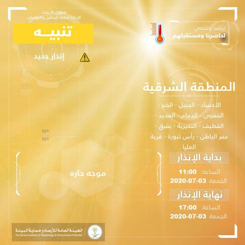 موجة حر جديدة على الشرقية..  و«الأرصاد» تنبه