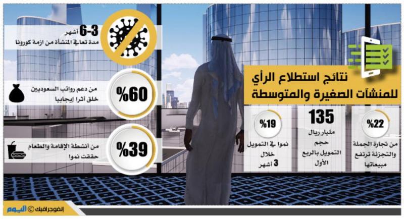 61 % من المنشآت الصغيرة تستفيد بالدعم الحكومي