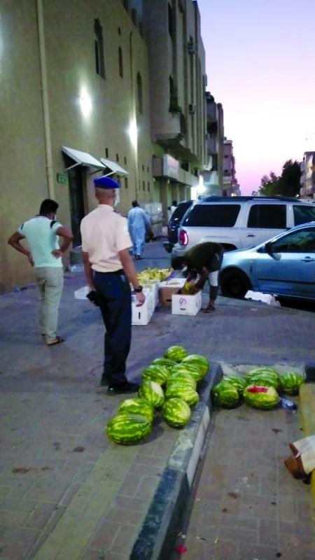 جولات مكثفة للحد من البيع الجائل بالدمام