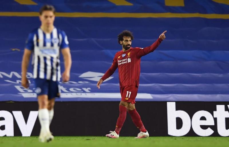 محمد صلاح يقود ليفربول لاجتياز برايتون
