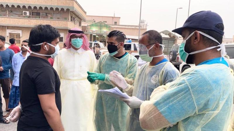 450 جولة تفتيشية على مساكن العمالة بالقطيف