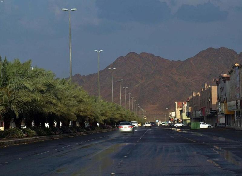 هطول أمطار على المدينة المنورة