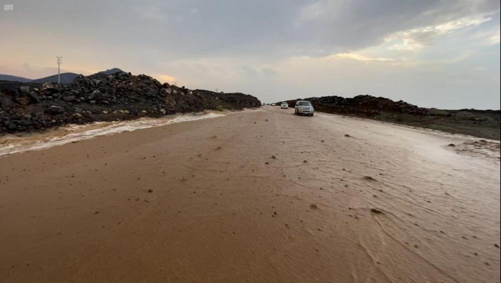 صور.. أمطار الخير تروي أرض المدينة