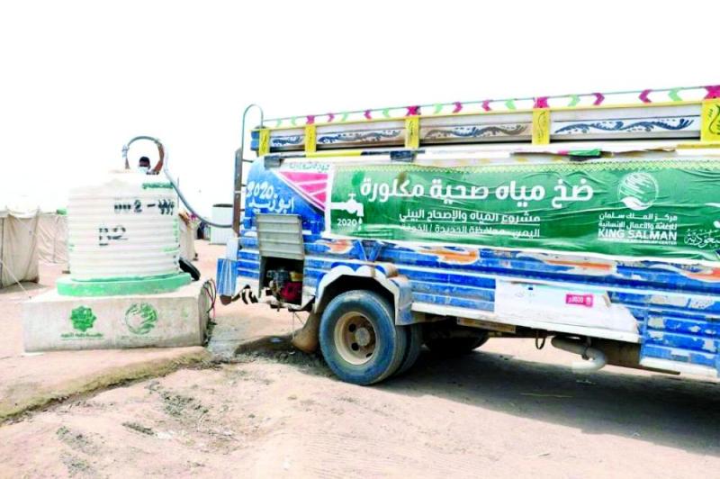 ضخ 730 ألف لتر مياه لخزانات الخوخة