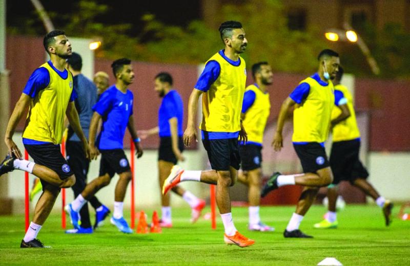 العدالة يبدأ التحضير للهلال بحماس نقاط الحزم