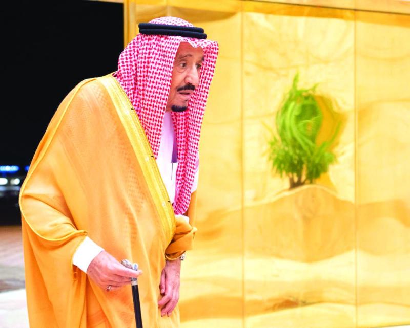 الملك يصل إلى «نيوم» للراحة والاستجمام