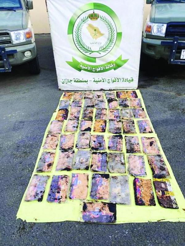 إحباط تهريب 50 كيلو «حشيش» في عمود الريث
