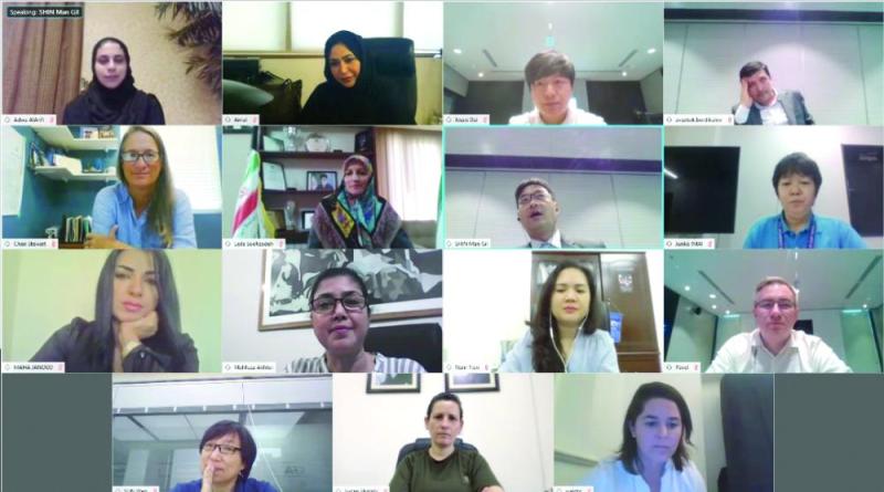 أمل بو شلاخ تشارك في اجتماع اللجنة الآسيوية