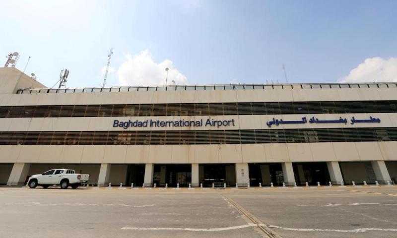 سقوط صاروخ كاتيوشا في محيط مطار بغداد