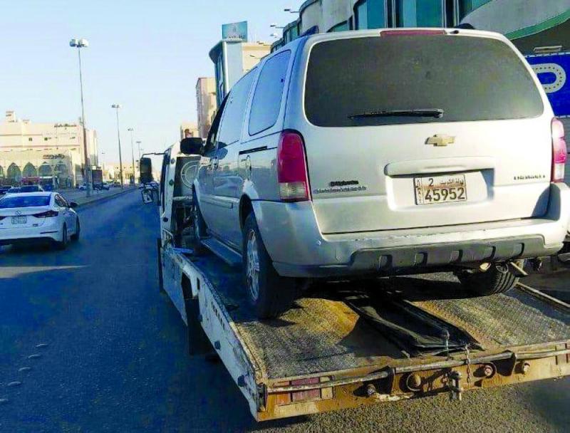 حجز المركبات الخليجية المخالفة بالشرقية