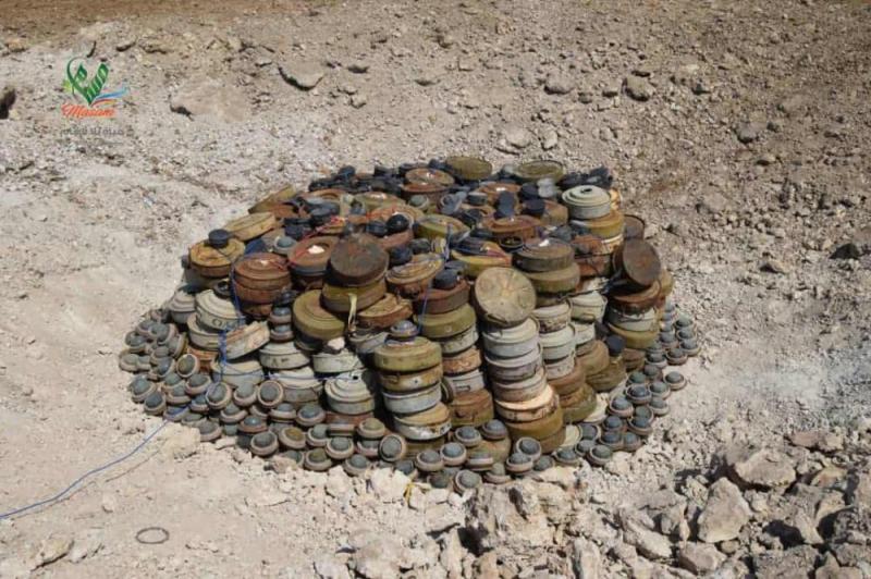 «مسام» ينتزع 3318 لغماُ حوثياً