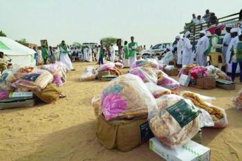 200 خيمة ومساعدات غذائية لمتضرري فيضانات السودان