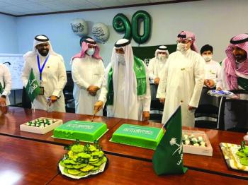 مجموعة شركات عزمي عبدالهادي وعبدالله المعيبد تحتفل باليوم الوطني
