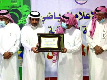 تكريم الفرق الصاعدة بحضور إعلامي كبيربحضور مدير مكتب الوزارة بالشرقية