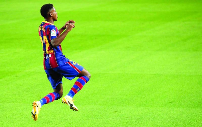 برشلونة يتطلع لاستمرار تألق فاتي أمام سيلتا فيجو