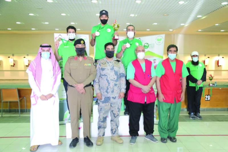 العماري يكسر رقم المملكة الداخلي بـ«البندقية ضغط الهواء»