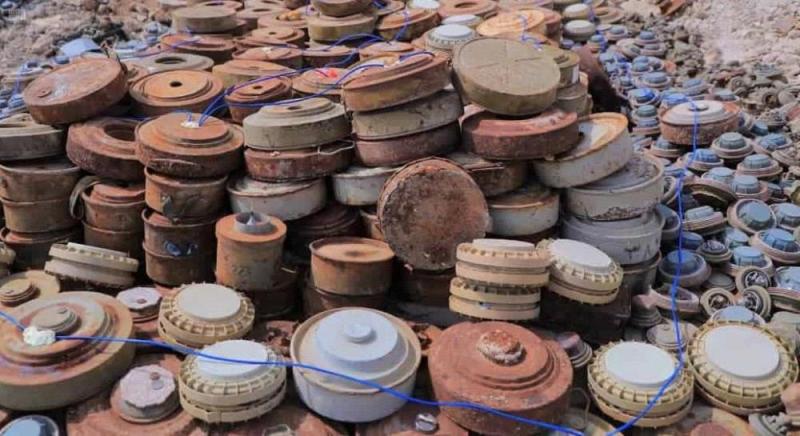 'مسام' ينتزع 1,402 لغمًا جديداً في اليمن 