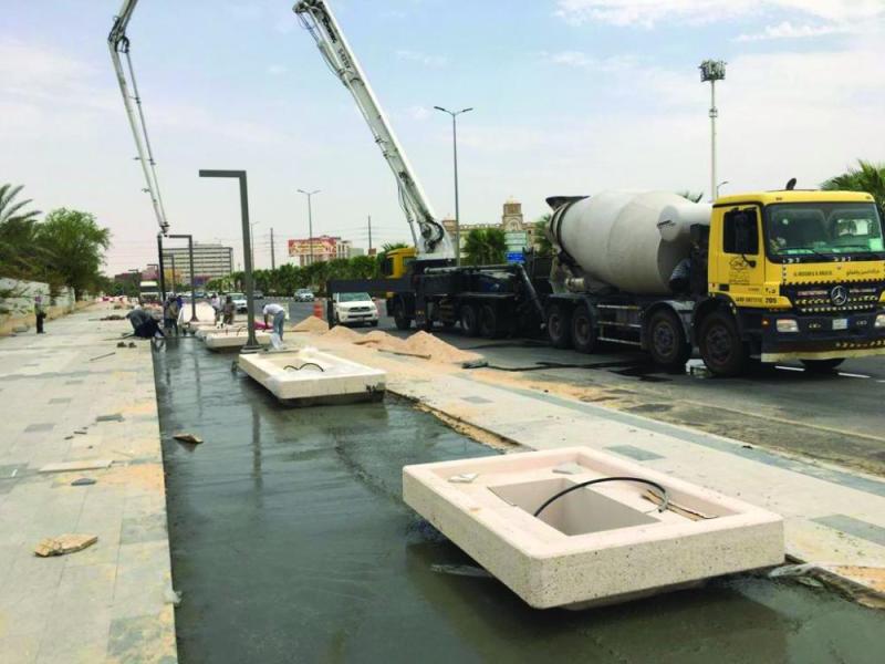 «مضمار المشاة» بـ«واي فاي» و«رذاذ الماء»