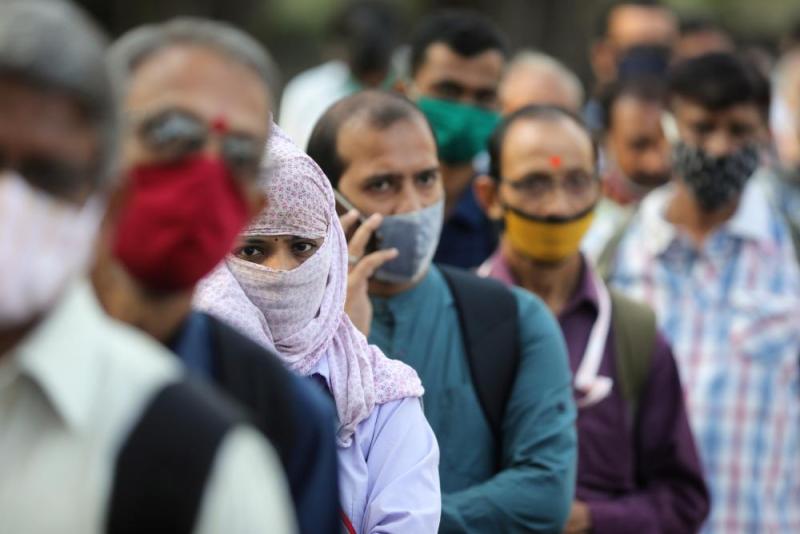 إصابات كورونا في الهند ترتفع إلى 6.76 مليون