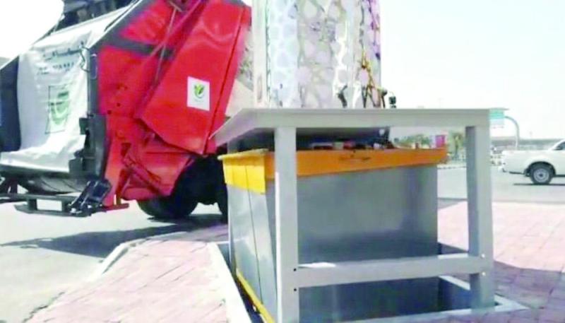 حاويات نفايات ذكية تعمل بالطاقة الشمسية