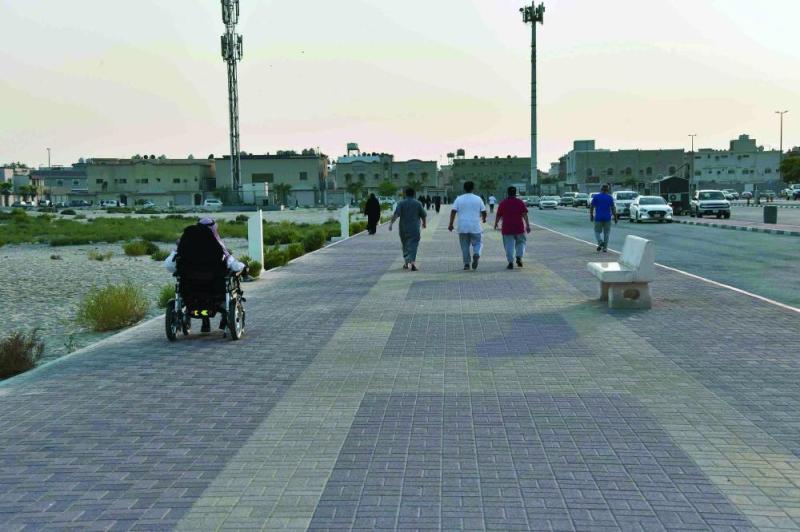 ممشى أحد الدمام موقع مميز يعاني الإهمال