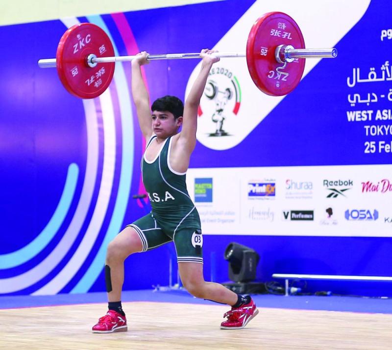 المرزوق مشروع بطل أولمبي في عالم الأثقال