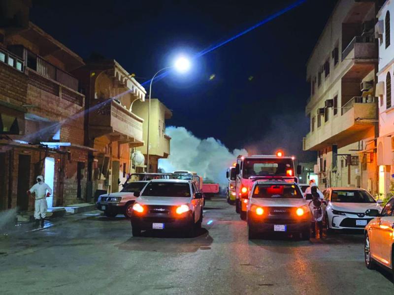 229 مخالفة لـ«تدابير كورونا».. وتطهير 725 موقعا وقائيا