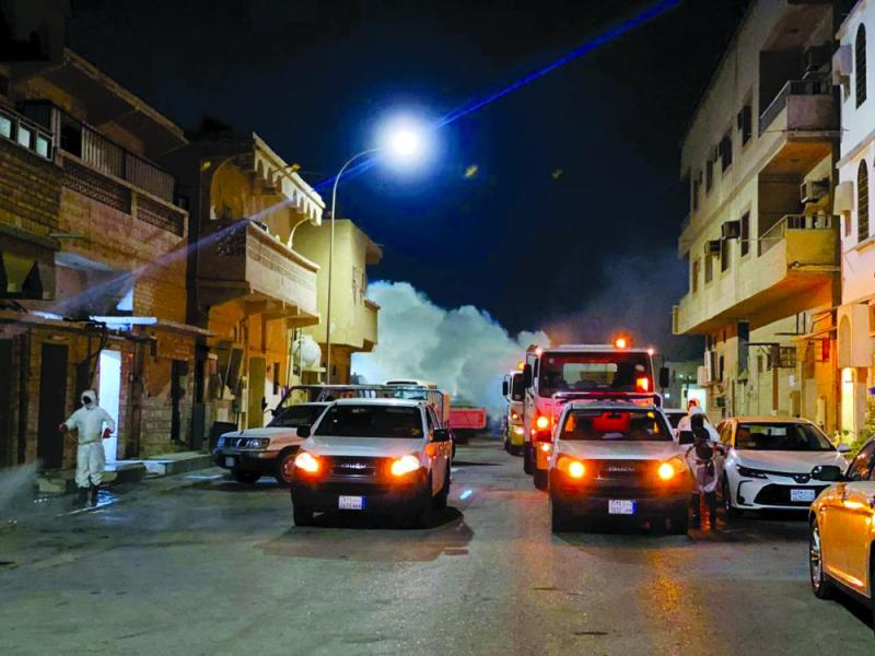 28 مخالفة لـ«تدابير كورونا».. وتعقيم 783 موقعا «وقائيا»