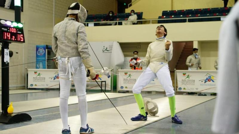 اختتام الجولة الفضية للمبارزة