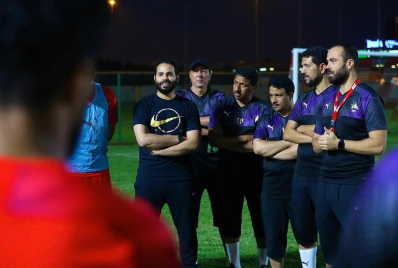 بالصور : الفريدي يدخل تدريبات القادسية