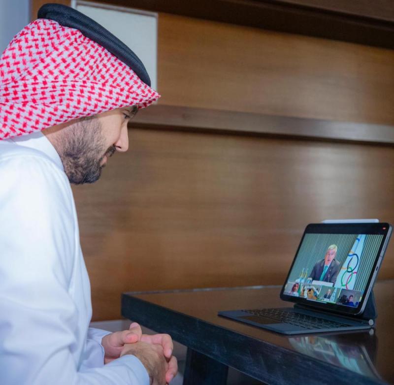 قيادات الأولمبية السعودية في اجتماعات لجان الأولمبية الدولية