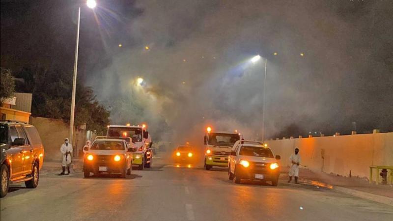 تطهير وتعقم 757 موقعاً بالشرقية