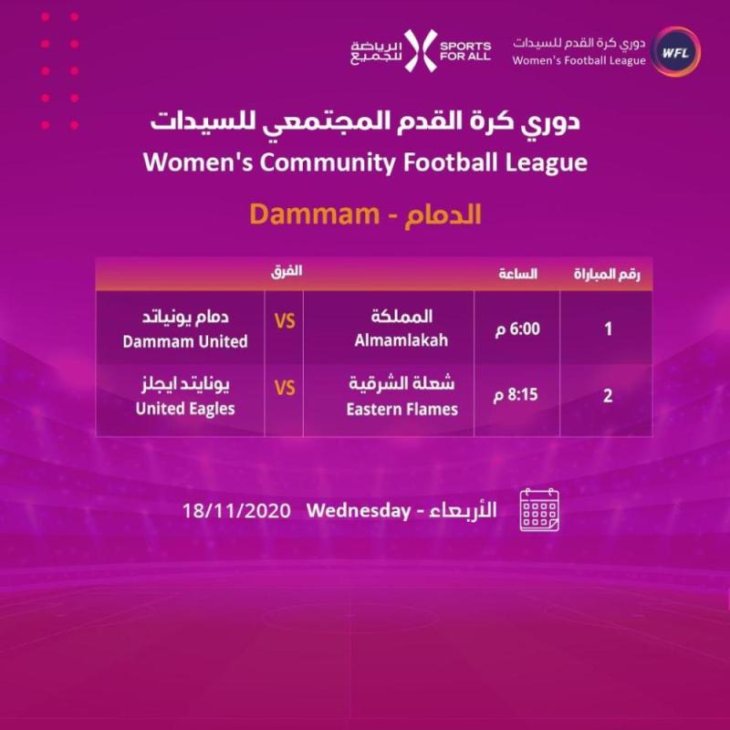 الدوري النسائي.. المملكة يكتسح الدمام يونايتد بـ22 هدفًا