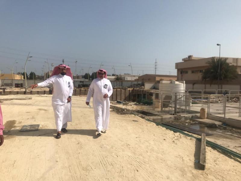4 محطات لتصريف مياه الأمطار بالجبيل