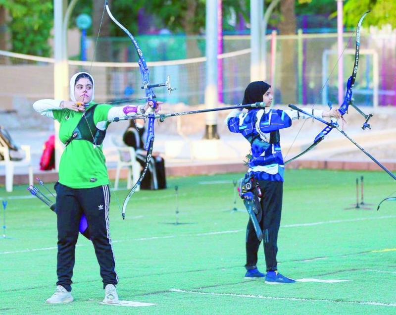 شادن وشريعة ودلال ينتزعن ذهب السهام