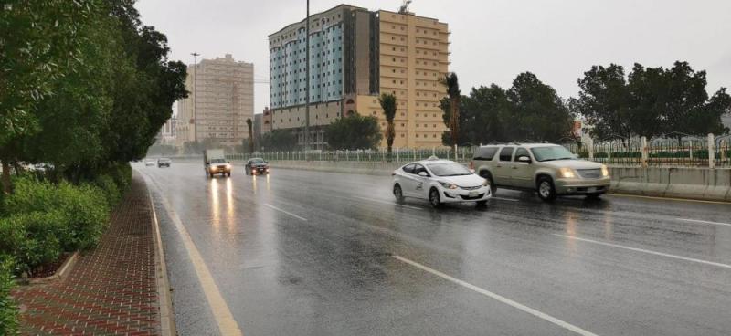 أمطار على العاصمة المقدسة