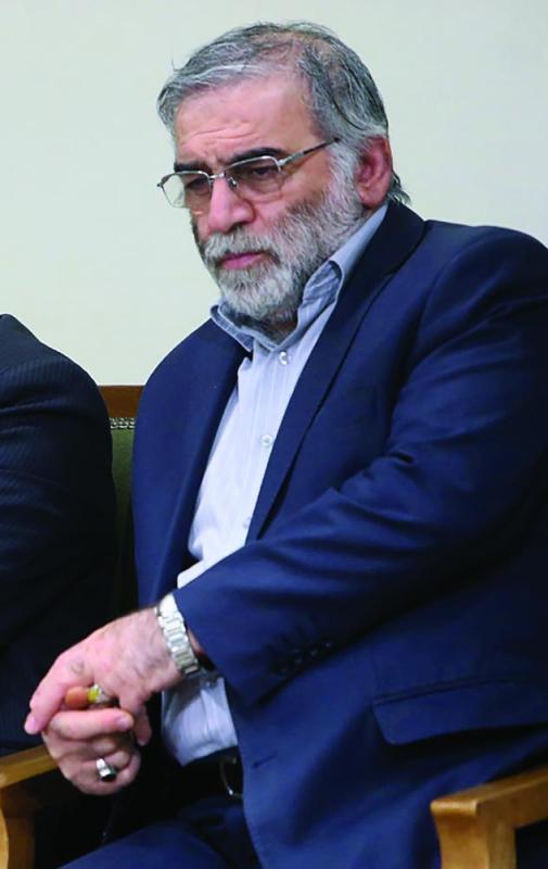 العالم النووي الإيراني فخري زادة (رويترز)