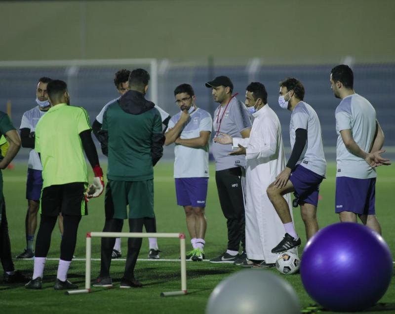 هجر يعاود تدريباته استعدادا للنجوم