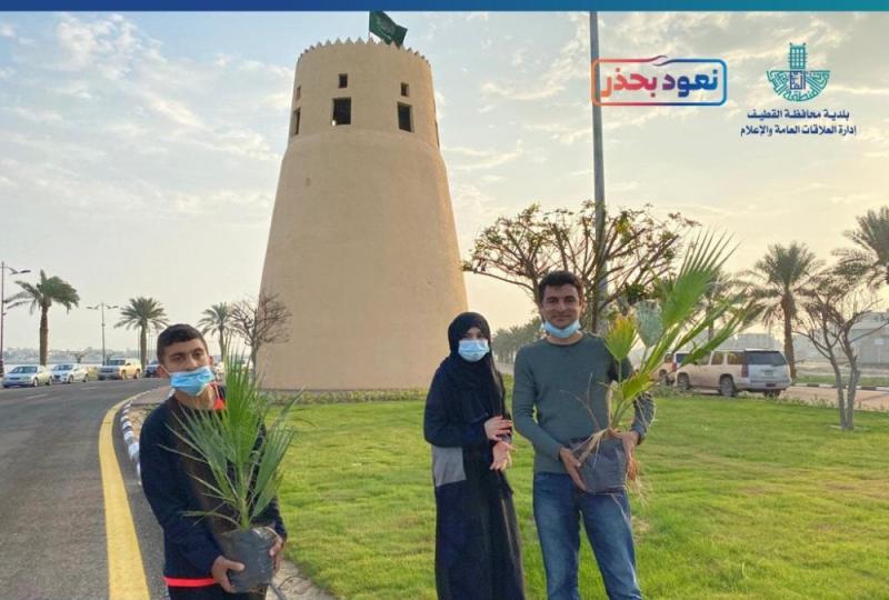 اطلاق مبادرتين لزراعة أكثر من 2000 شجرة بالقطيف