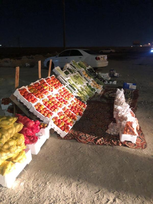 تطبيق الجزاءات والغرامات ضد الباعة الجائلة