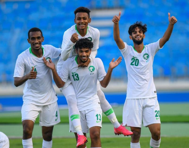 الأخضر الشاب يتغلب على تنزانيا في ختام معسكر الدمام