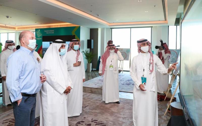 الجناح السعودي للرياض 2030 يستقبل الوفود الاسيوية