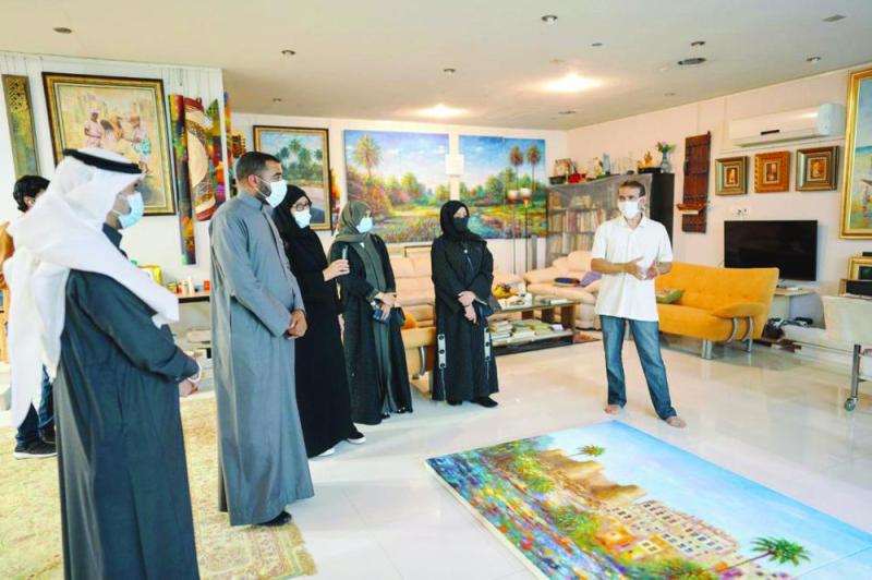 «الاستوديو المفتوح» يبدأ رحلاته بزيارة مرسم «الحجي»