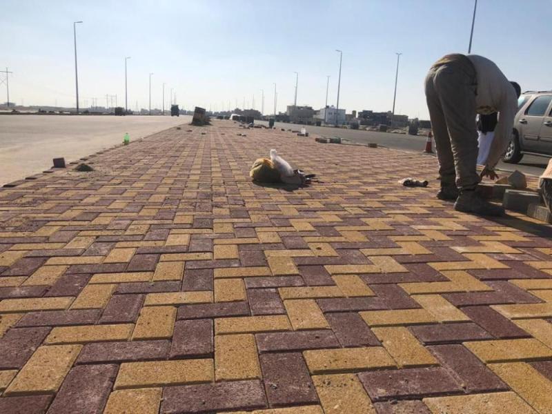 الإنتهاء من سفلتة طريق الملك سلمان بالخفجي