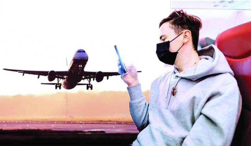 مقاعد بالطائرات لرافضي الكمامات