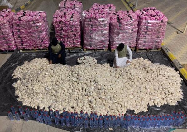 إحباط تهريب 11 مليون قرص مخدر بـ«شحنة ثوم»