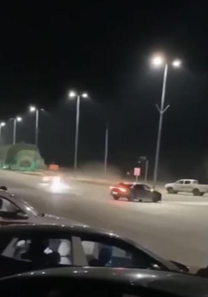 ضبط ممارس التفحيط في الجوف